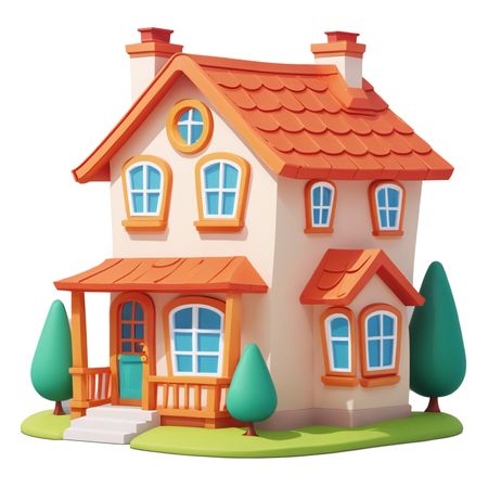 Charming House  AI Image