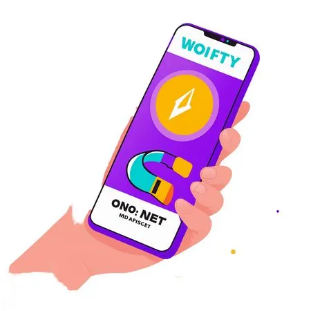 Hand Holding A Smartphone Displaying An App  AI Image