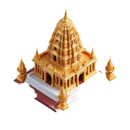 Hindu Temple  AI Image