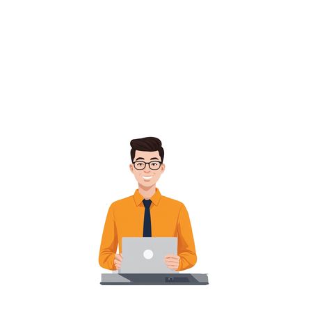 Programmer Working With Multiple Screens  AI Image